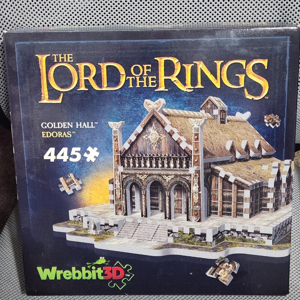 Wrebbit3D Lord of the Rings - Golden Hall - Edoras 3D Jigsaw Puzzle